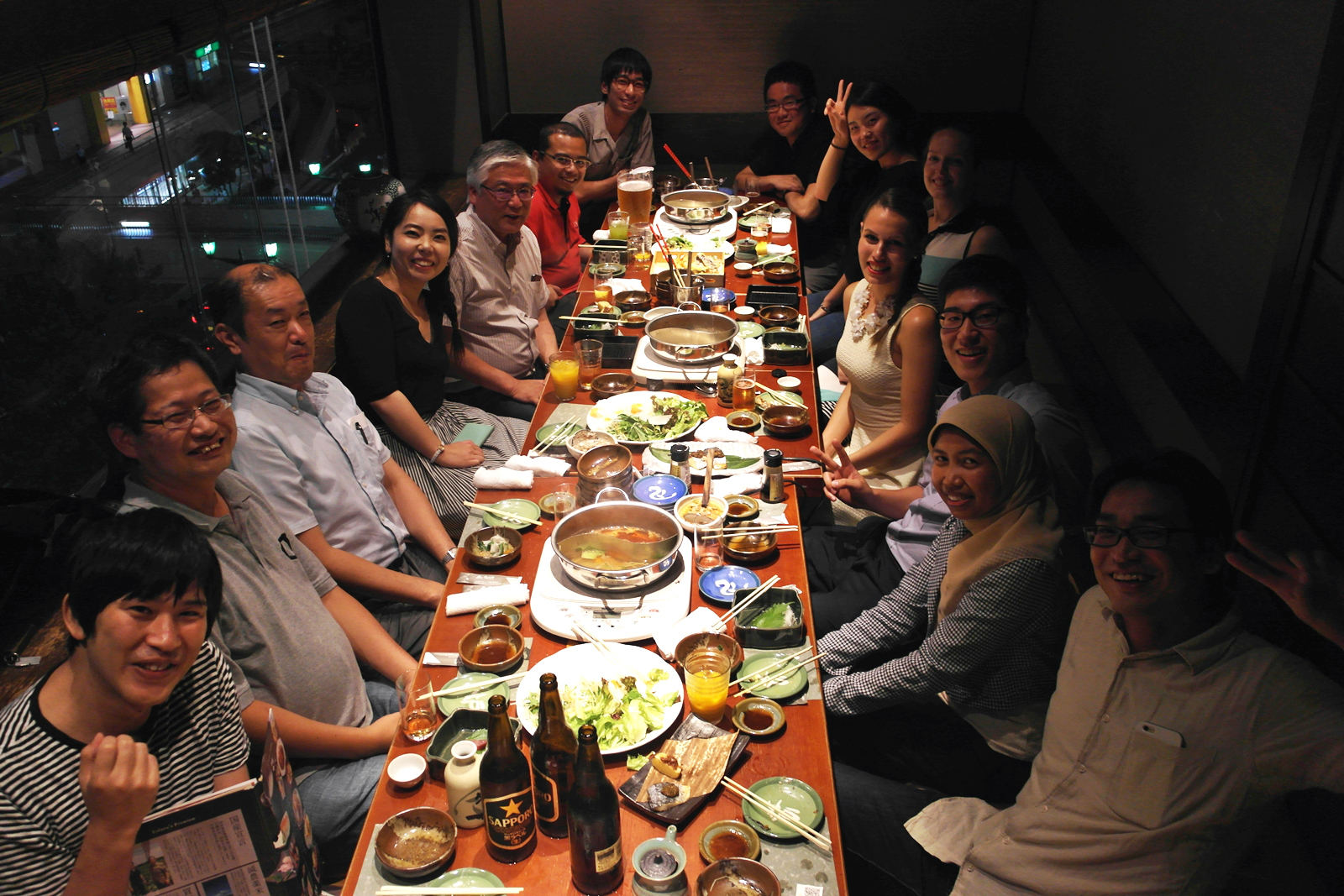 Our welcome party /the official one… :P/
