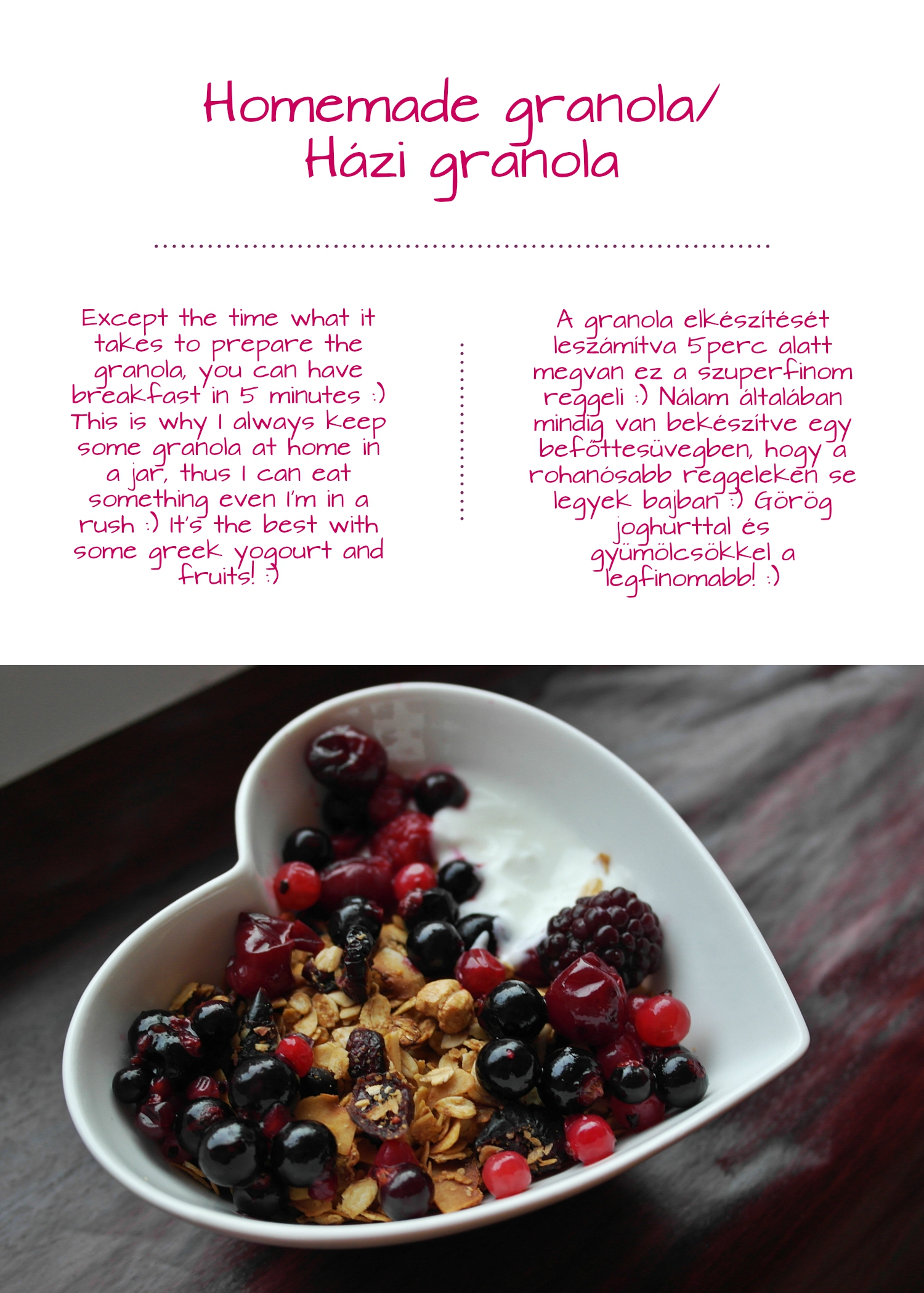 Granola fotó
