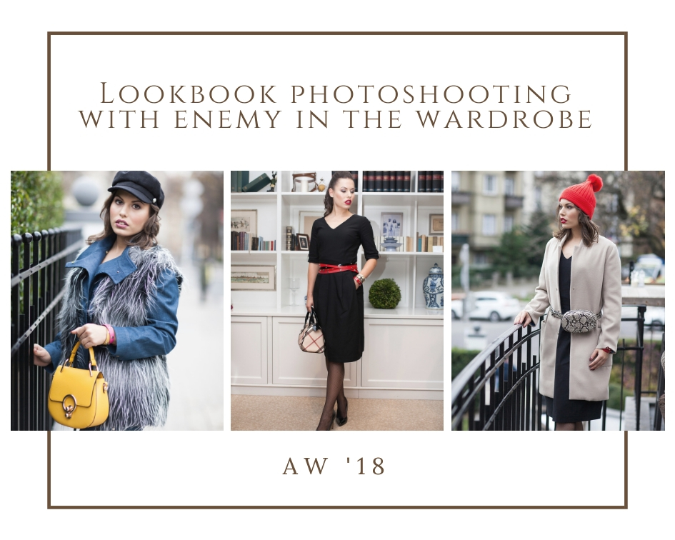 AW ’18 lookbook shooting with Enemy in the Wardrobe